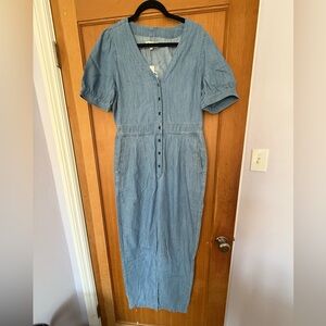 Madewell denim jumpsuit, size 8